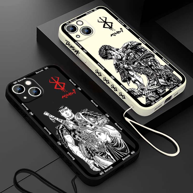 Phone Cases Iphone 17 Pro Max - Capa de Celular Líquida com Cordão