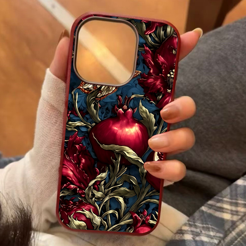 Phone Cases Aesthetic - Vintage romã tpu arte caso de
