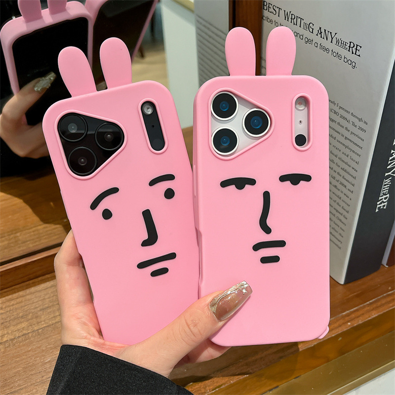 Phone Cases Pink - Kawaii 3d engraçado dos desenhos animados