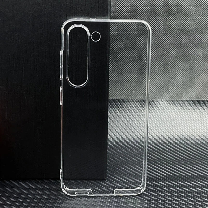 Phone Cases Burga - Capa de telefone transparente dura para