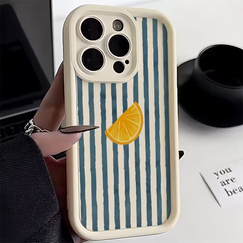 Phone Cases Xiaomi 14 - Listrado limão fatia padrão caso de