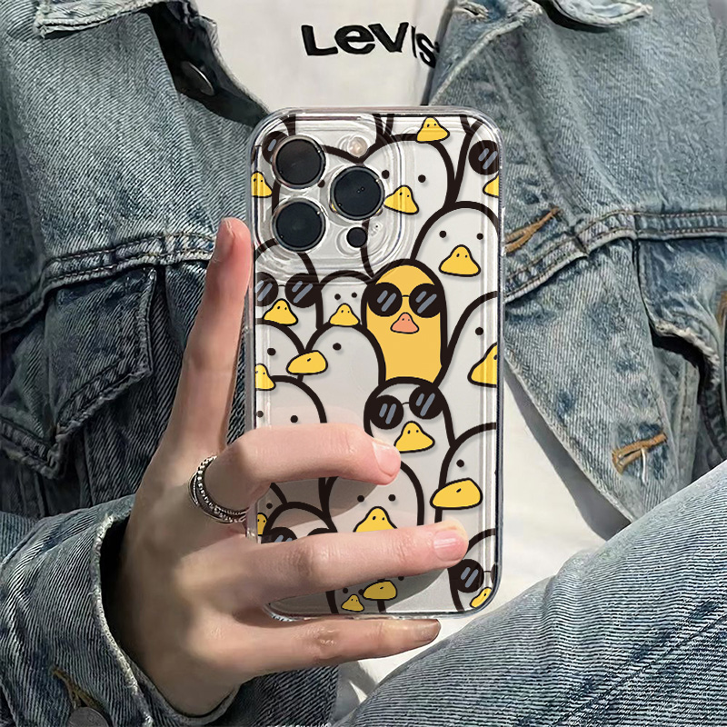 Phone Cases Mous - Bonito dos desenhos animados pato caso