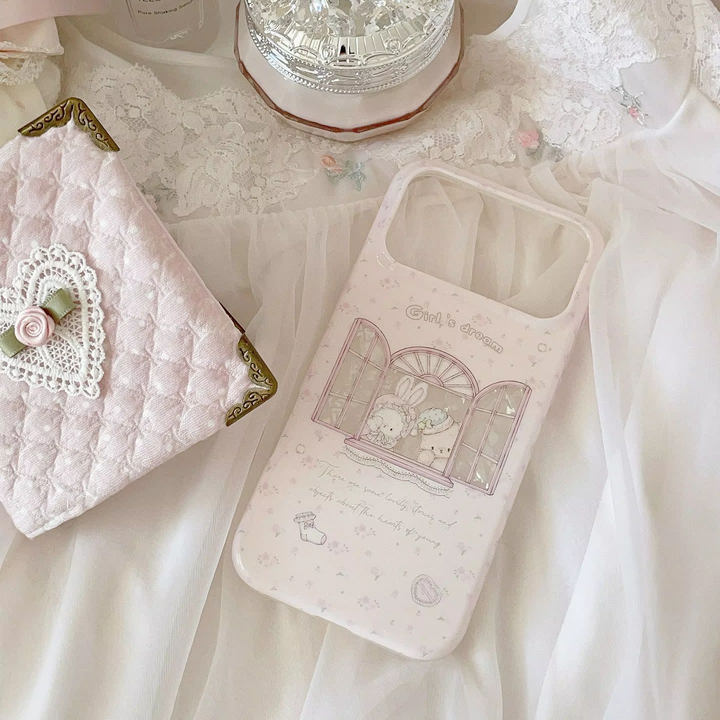 Phone Cases Pink - Capa de Celular Y2K Floral Rosa
