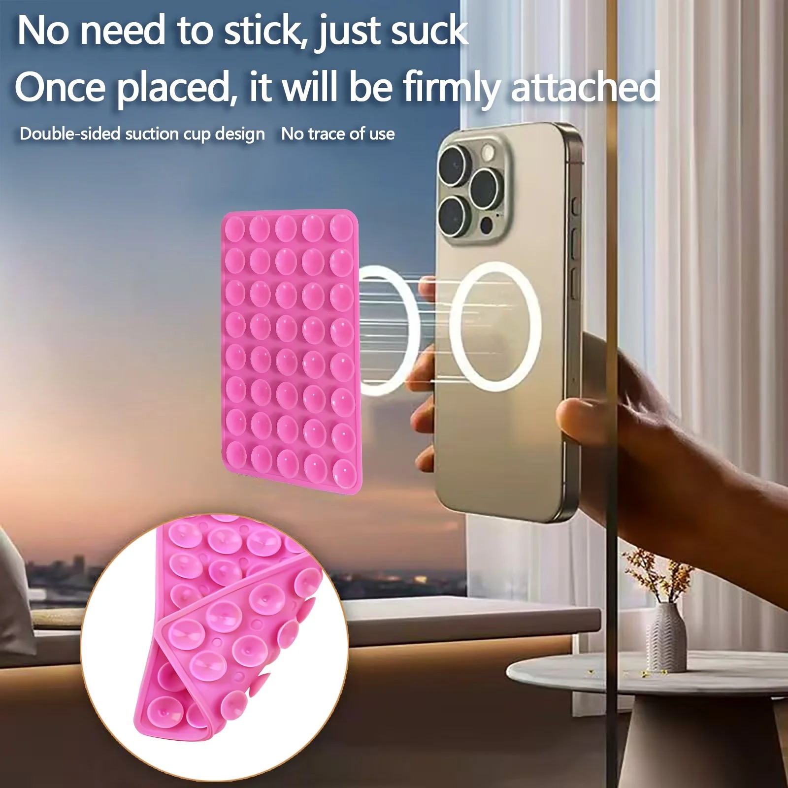 Phone Cases Video - Suporte de celular com ventosa de