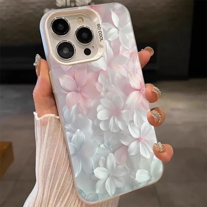 Phone Cases Mous - Capa Rosa com Estampa Floral para