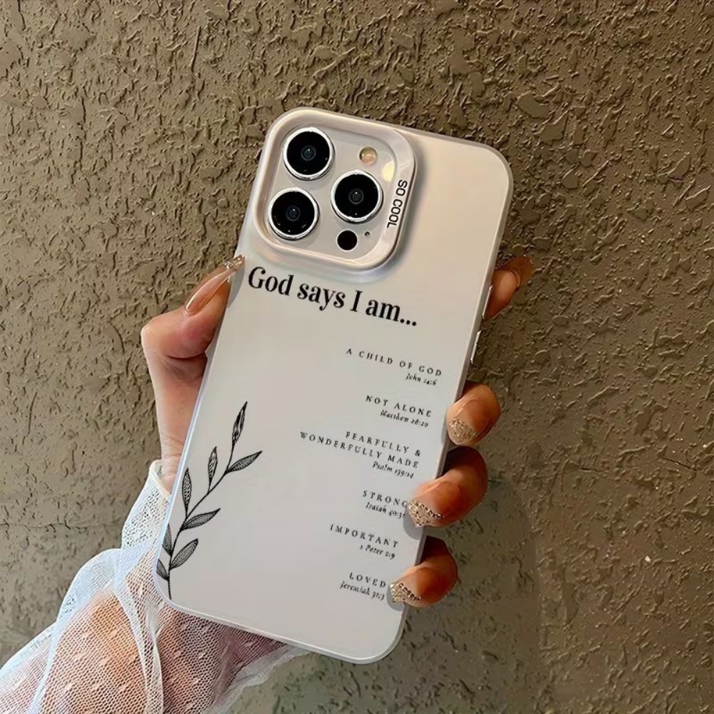 Phone Cases Jesus - Capa de Celular com Versículo Cristão
