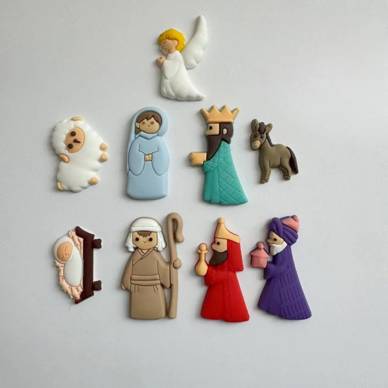 Phone Cases Jesus - 9 pçs/set Jesus Ímãs de Frigo