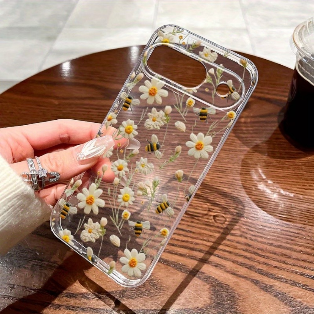 Phone Cases Google Pixel 9 - Capa de Telefone Transparente com Padrão