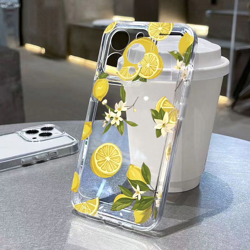 Phone Cases Galaxy S25 - Verão fruta limão flor clara caso