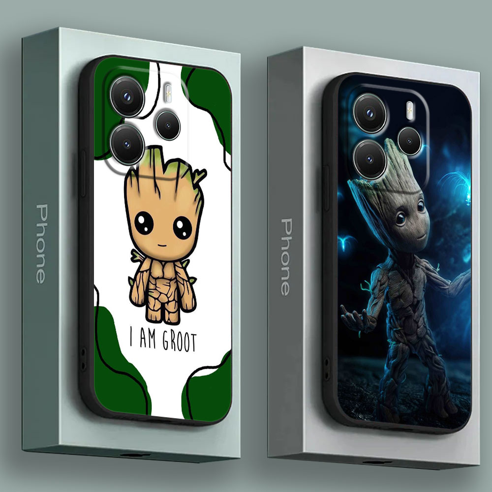 Phone Cases Xiaomi 14 - Capa de Silicone Baby Groot Marvel