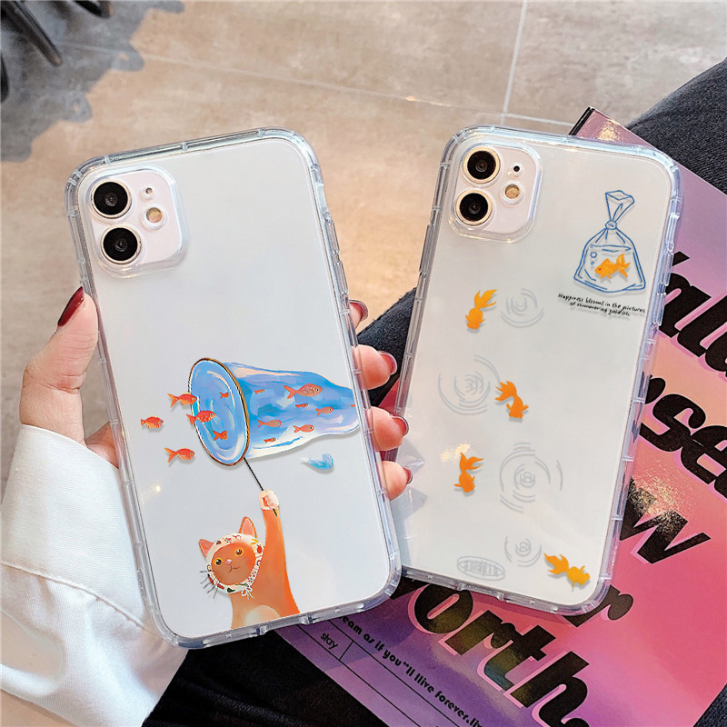 Adorável peixes claro caso de  - Phone Cases Xr Iphone avaliação e preço