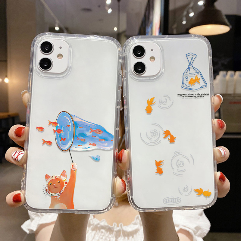 Adorável peixes claro caso de  - Phone Cases Xr Iphone avaliação e preço
