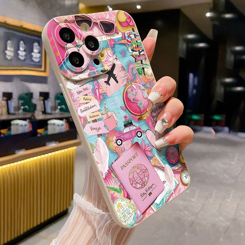 Avião de viagem impresso fosco - Phone Cases Drop Proof avaliação e preço