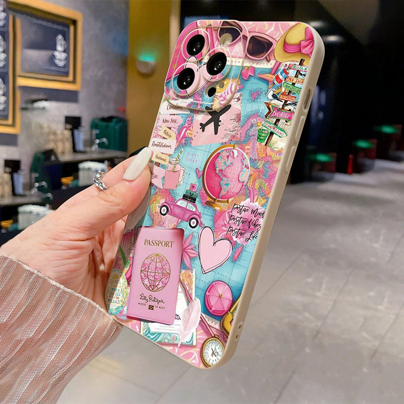 Avião de viagem impresso fosco - Phone Cases Drop Proof avaliação e preço