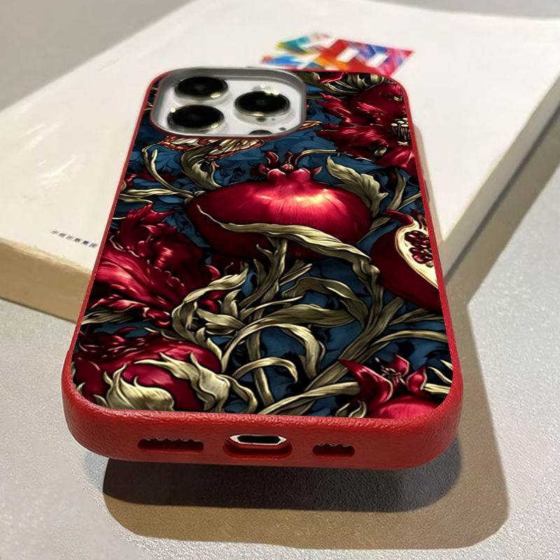 Vintage romã tpu arte caso de  - Phone Cases Aesthetic avaliação e preço