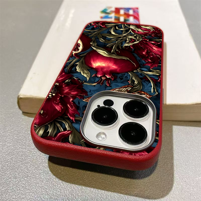 Vintage romã tpu arte caso de  - Phone Cases Aesthetic avaliação e preço