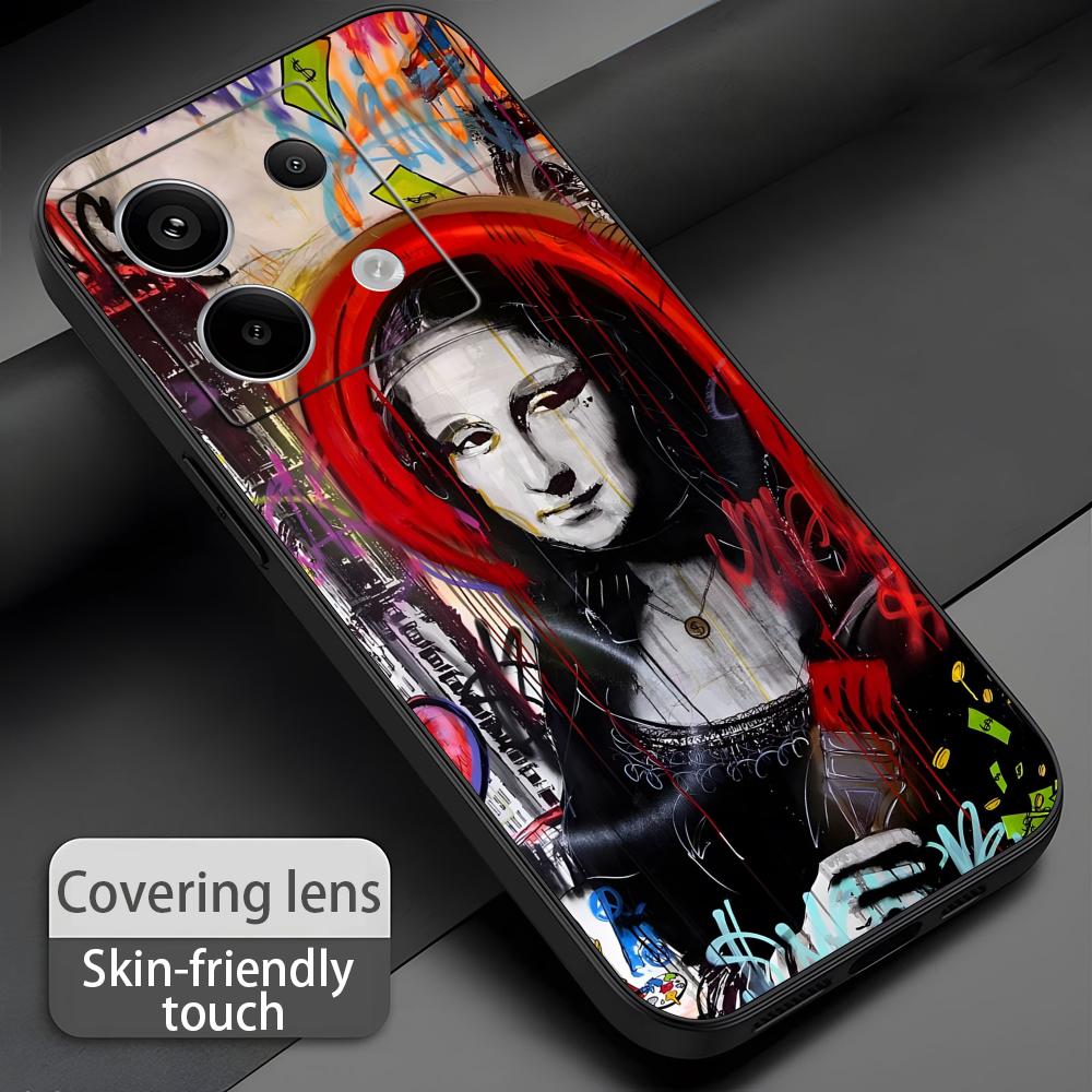 Banksy graffiti arte caso de t - Phone Cases Xiaomi 14 avaliação e preço