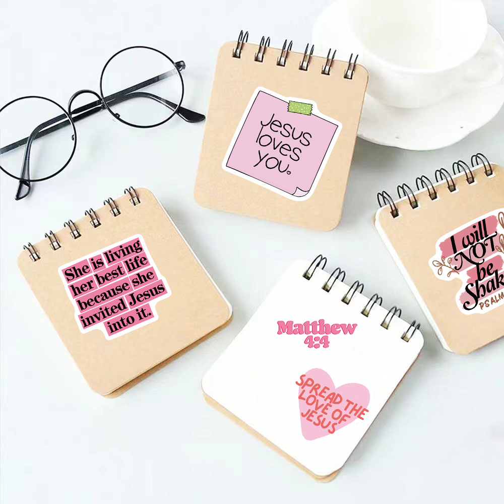 50/100 pçs rosa bíblia jesus g - Phone Cases Jesus avaliação e preço