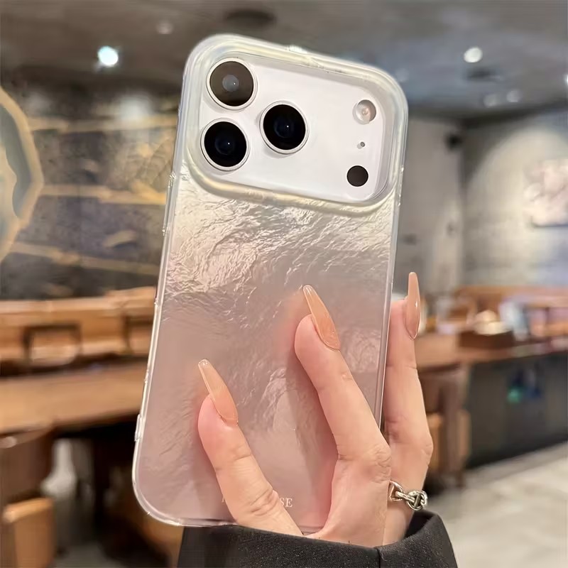Ins estilo coreano rosa gradie - Phone Cases Pink avaliação e preço