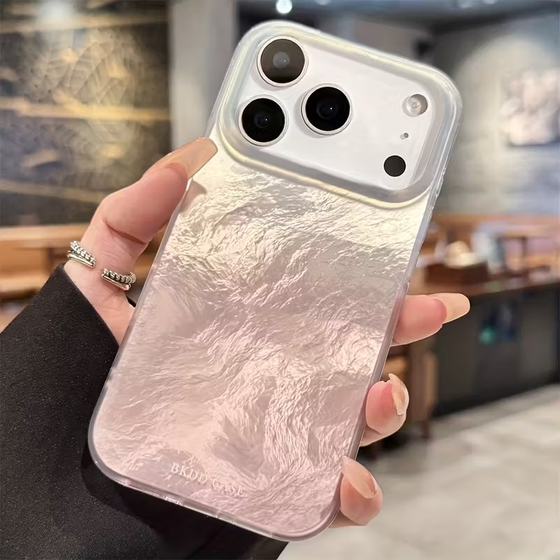 Ins estilo coreano rosa gradie - Phone Cases Pink avaliação e preço