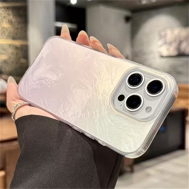 Ins estilo coreano rosa gradie - Phone Cases Pink avaliação e preço