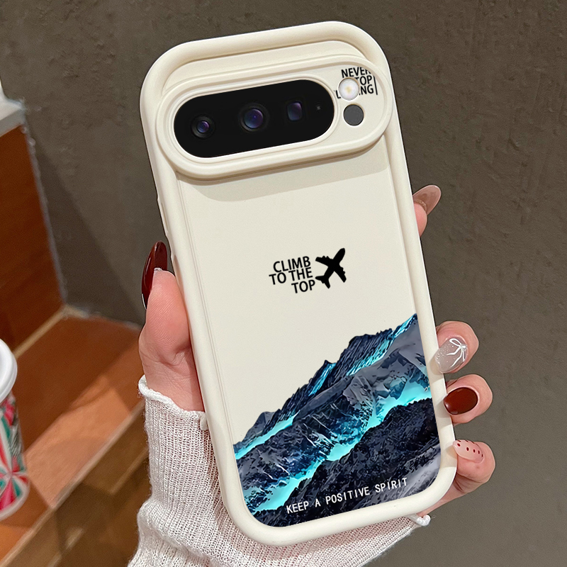 Avião neve montanha padrão cas - Phone Cases Google Pixel 9 avaliação e preço