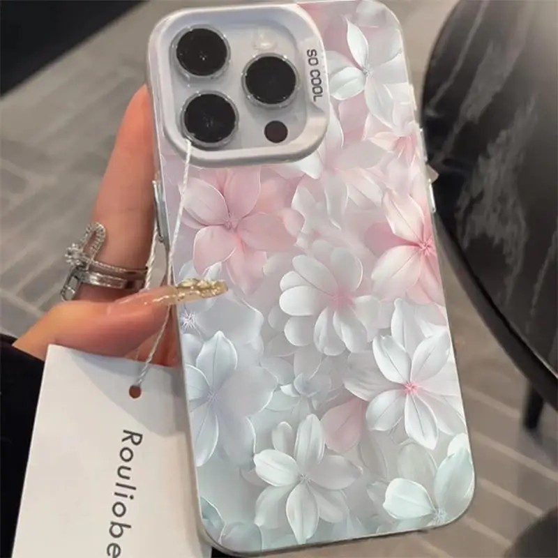 Capa Rosa com Estampa Floral p - Phone Cases Mous avaliação e preço