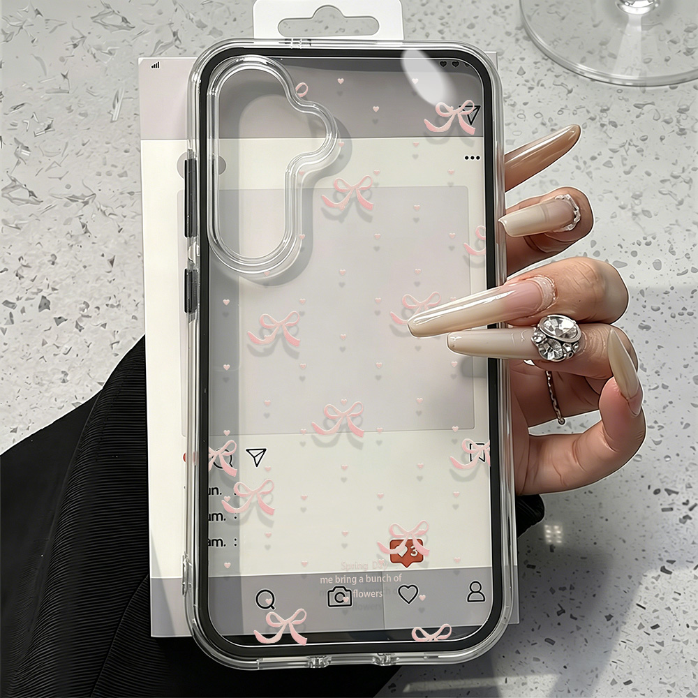 Capa de Telefone Rosa Fofa com - Phone Cases Pink avaliação e preço