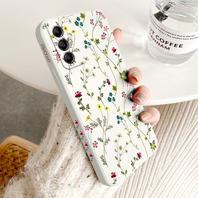 A 14 girassol amarelo silicone - Phone Cases Burga avaliação e preço