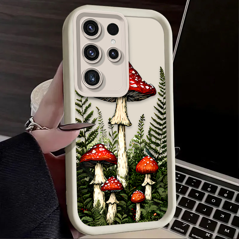 Cogumelo estético macio caso d - Phone Cases Aesthetic avaliação e preço