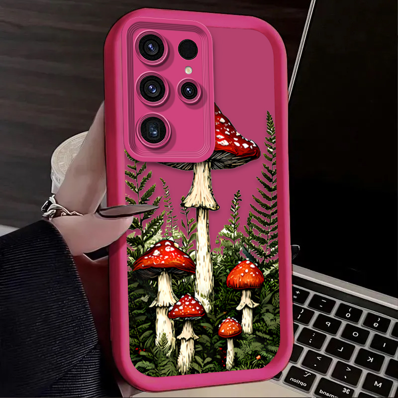 Cogumelo estético macio caso d - Phone Cases Aesthetic avaliação e preço