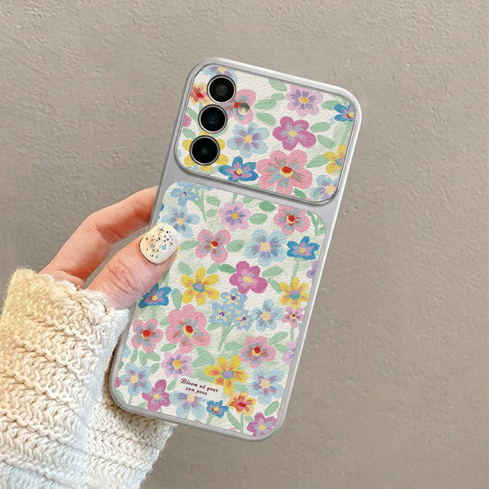Capa de Couro Floral Colorida  - Phone Cases Galaxy S25 avaliação e preço