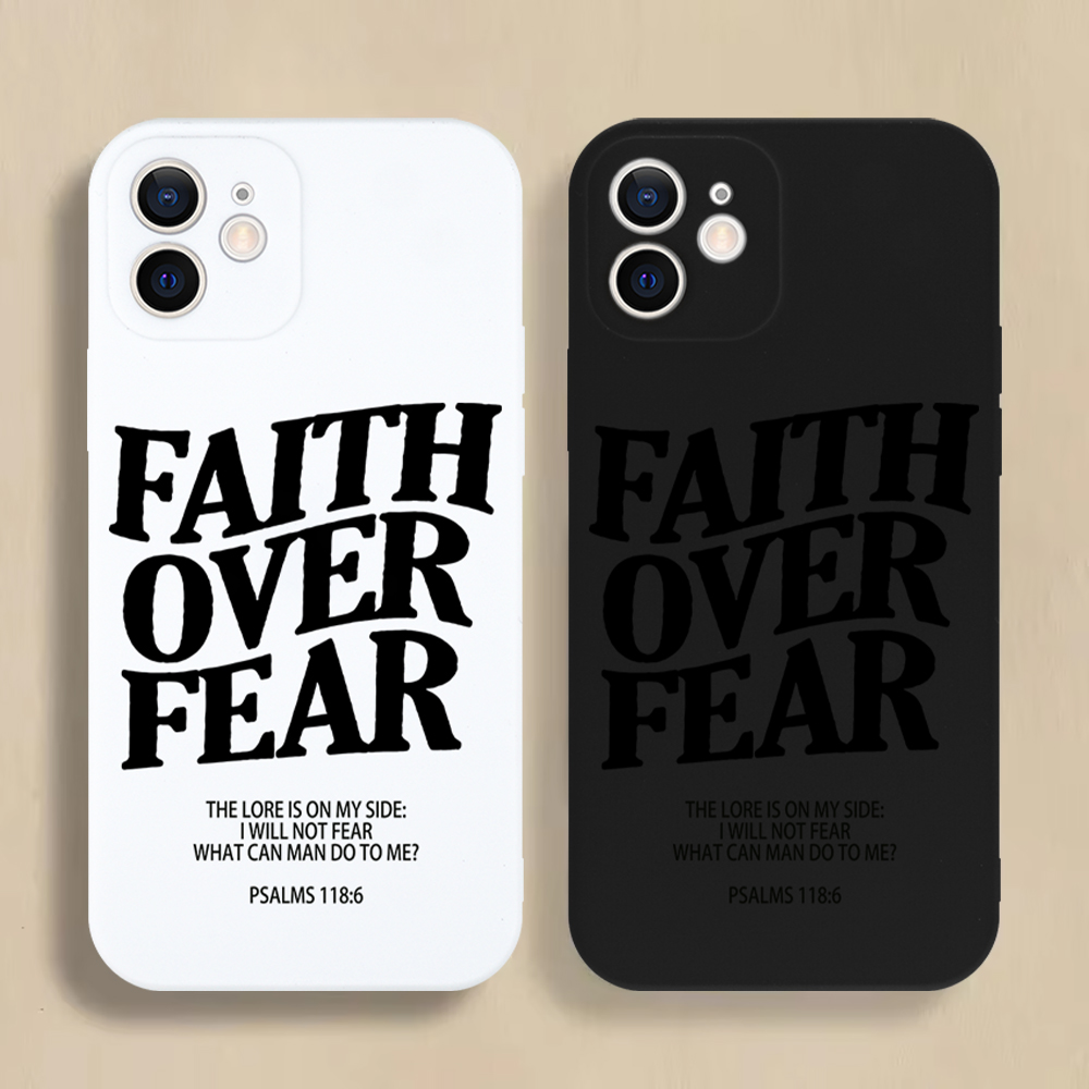 Alta qualidade fé sobre o medo - Phone Cases Jesus avaliação e preço