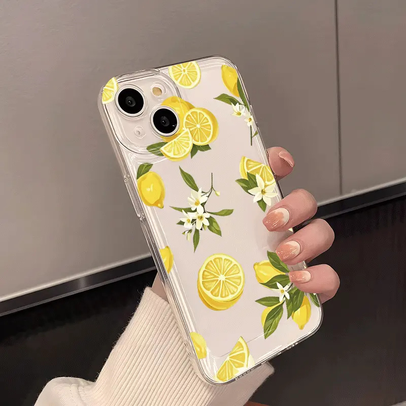 Verão fruta limão flor clara c - Phone Cases Galaxy S25 avaliação e preço