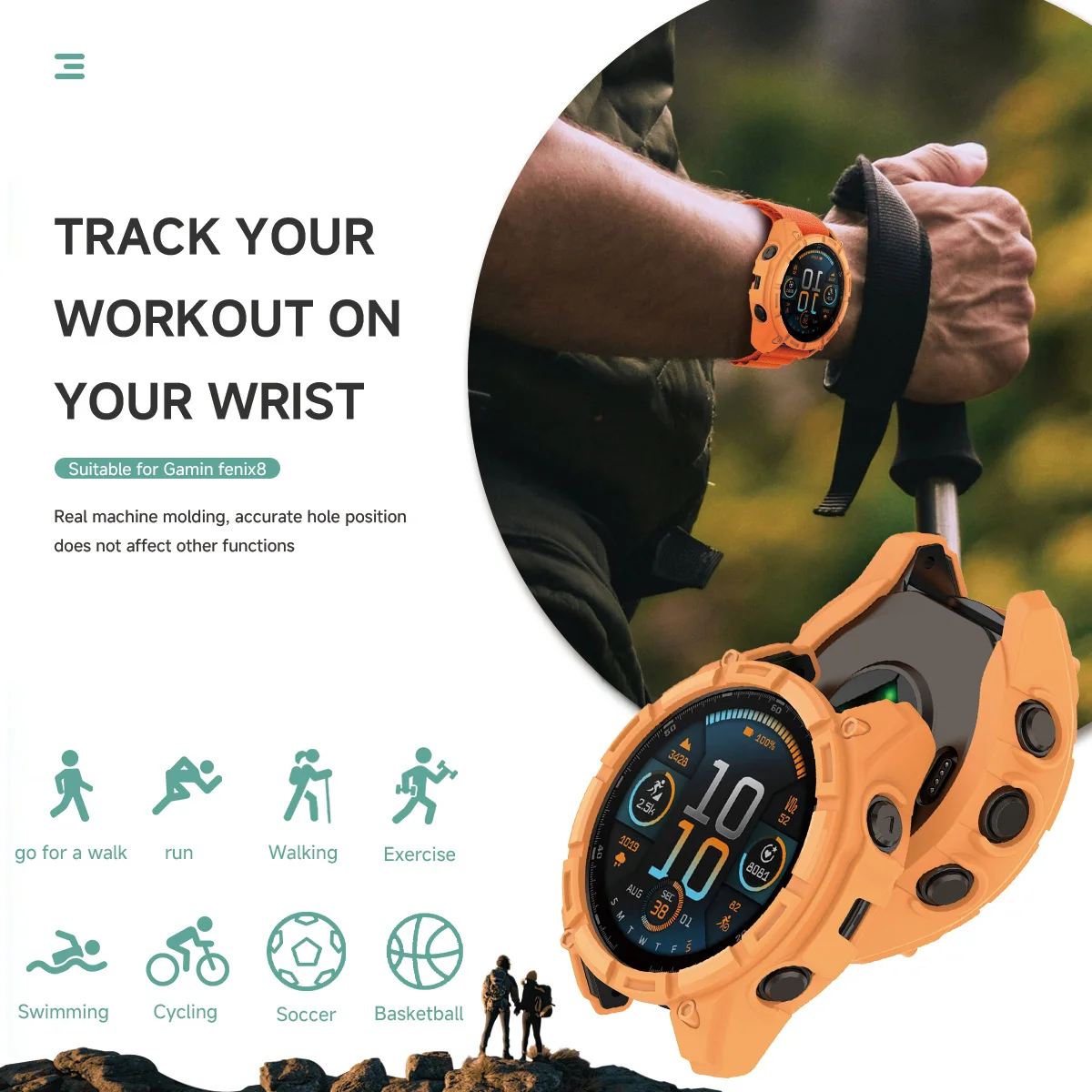 Capa tpu para garmin fenix8 51 - Phone Cases Android avaliação e preço
